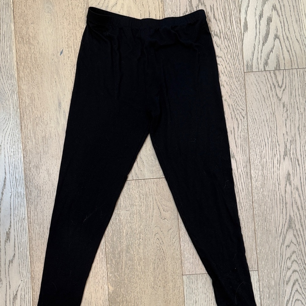 Classic Black kids thermal underwear Leggings